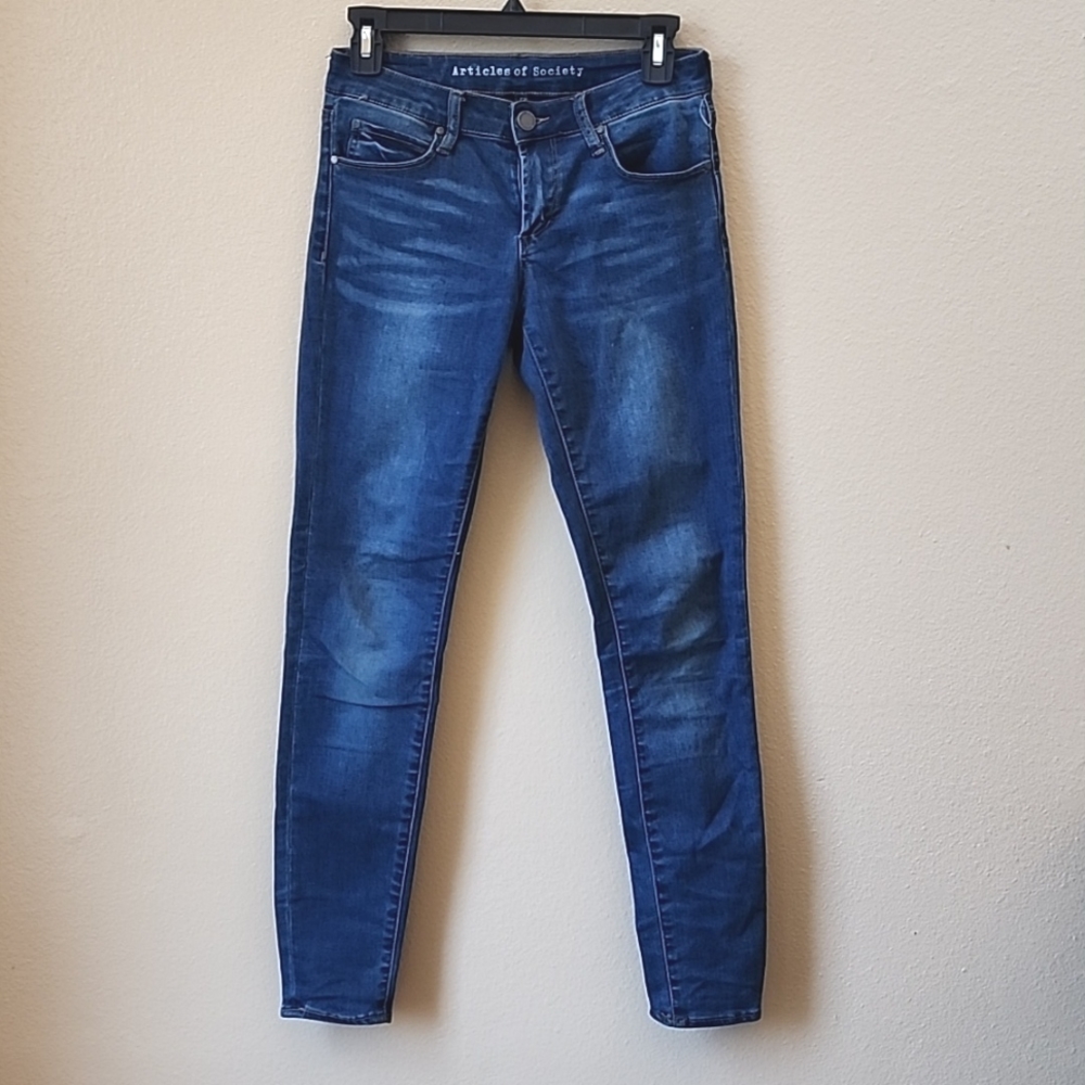 Articles Of Society Sarah Skinny Jeans In Bancroft Size 25